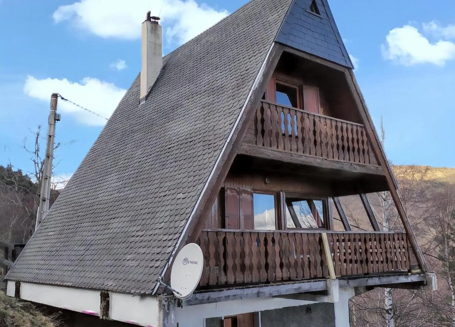Chalet Authentique A Saint-Lary-Soulan Avec Vue Sur La Montagne 0*,